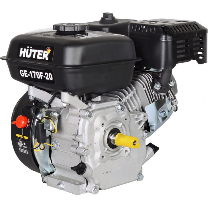 Двигатель бензиновый HUTER GE-170F-20 70/15/2